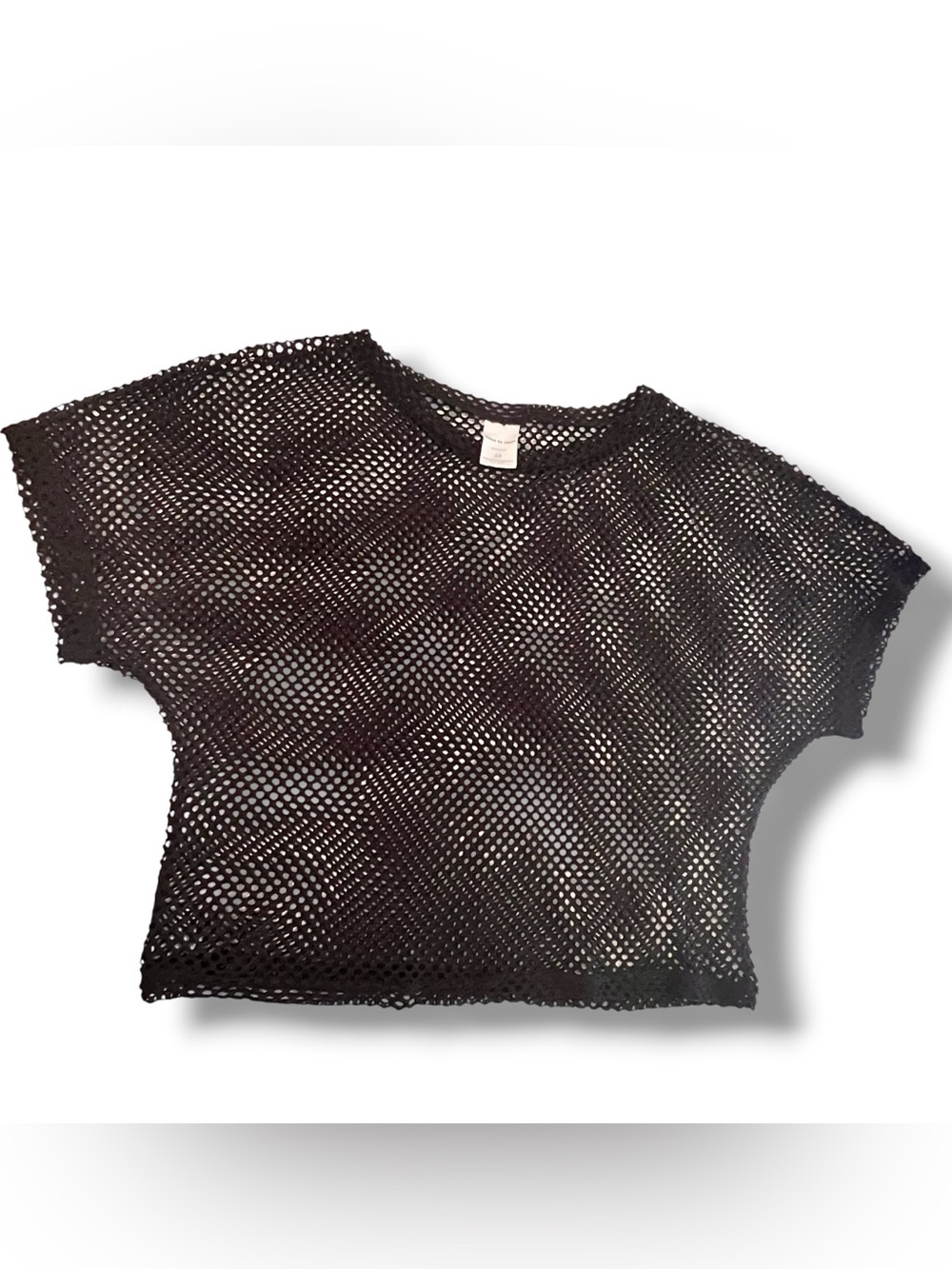 Waves To Coast Black Net Sexy Mesh T-Shirt Shirt Sz 2X (fits Small) See Details
